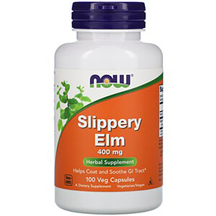 领养之家/美国Now Foods Slippery Elm滑榆皮 胶囊400mg软便