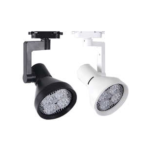 轨道射灯led导轨灯PAR30聚光E27螺口25W35w45W服装店展厅全套超亮
