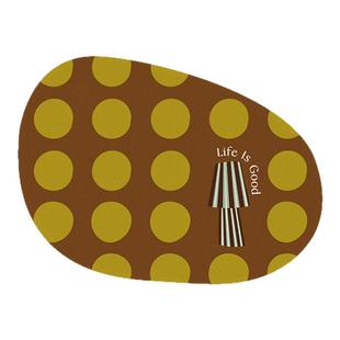 午后茶事美拉德高级耐脏pvc餐垫异形防烫防水复古餐桌台面保护垫