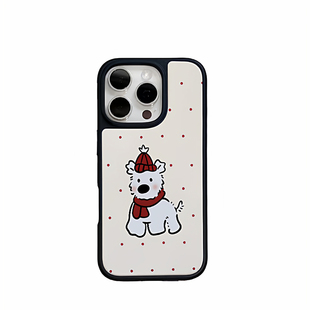 暖冬小毛球 手感超好适用于苹果手机壳磁吸iPhone17promax全包iPhone16plus软边苹果15/14防摔13黑框亚克力