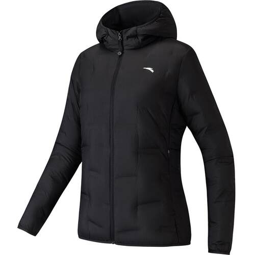 安踏氢羽绒丨轻薄无缝管道羽绒服女冬季新款叠穿内胆连帽棉服外套