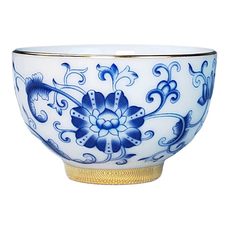 描金珐琅彩功夫茶具青花瓷