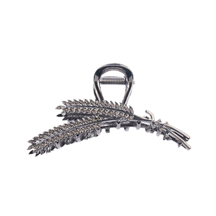 铂思亚2025新款抓夹高级感麦穗发夹女后脑勺鲨鱼夹盘发卡优雅头饰