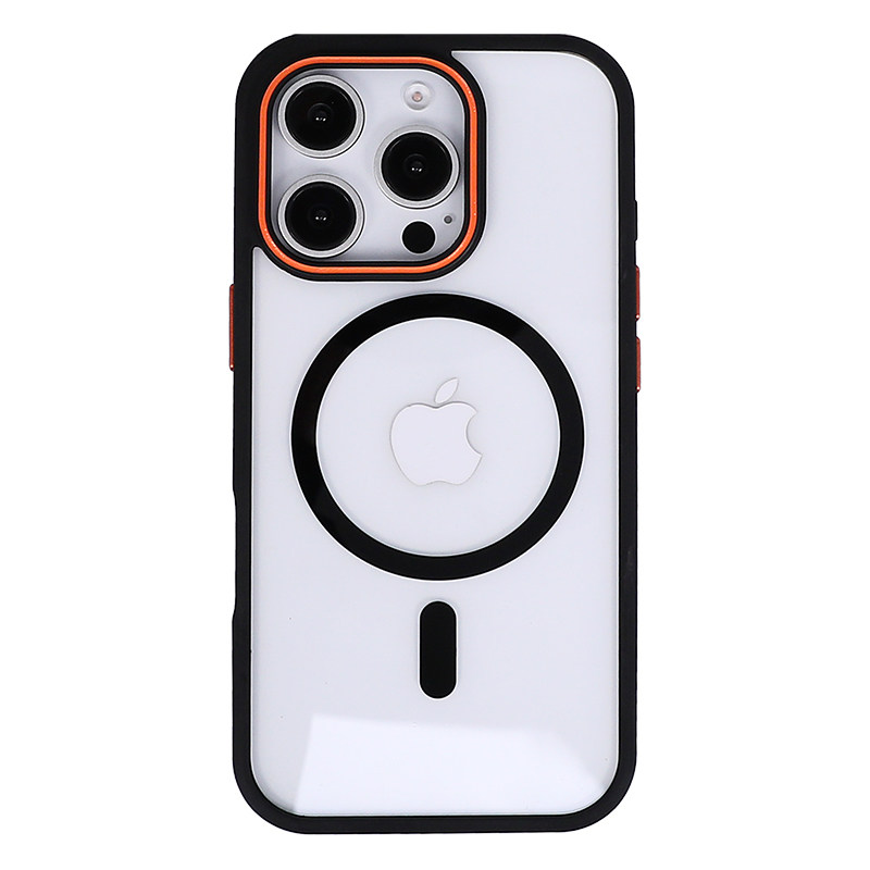 新款磁吸高透背板适用苹果16手机壳iPhone15Promax高级感14防摔套13强磁吸附12简约大孔镜头Pro钛灰11P沙漠金