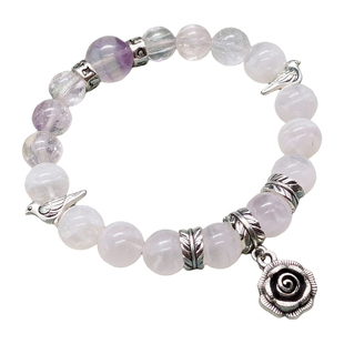 水晶diy配饰品合金电镀复古风羽毛跑环提溜吊坠隔片手串隔珠配件