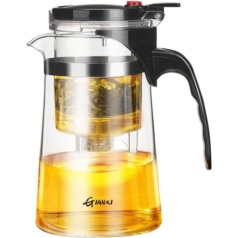 玻璃耐高温飘逸杯泡茶壶一键滤茶