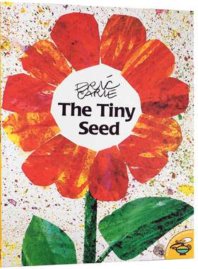 【送音频】英文原版进口绘本 感知生命成长卡尔爷爷Eric carle:The Tiny Seed小种子3-6岁低幼入门启蒙学习英语故事书正版童书