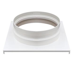 变径塑料方变圆接头散流器吊顶口接头中央空调出风口方变圆接头