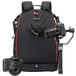 蒂森特 大号相机包双肩 佳能尼康数码单反摄影包 专业大疆rs3mini智云稳定器收纳包 户外防水旅行登山背包