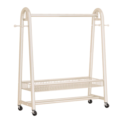 日本压不弯卧室落地挂衣架