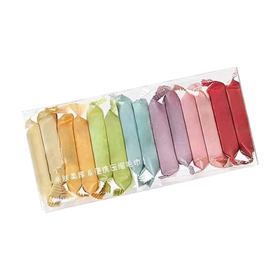 彩色柔软一次性压缩毛巾