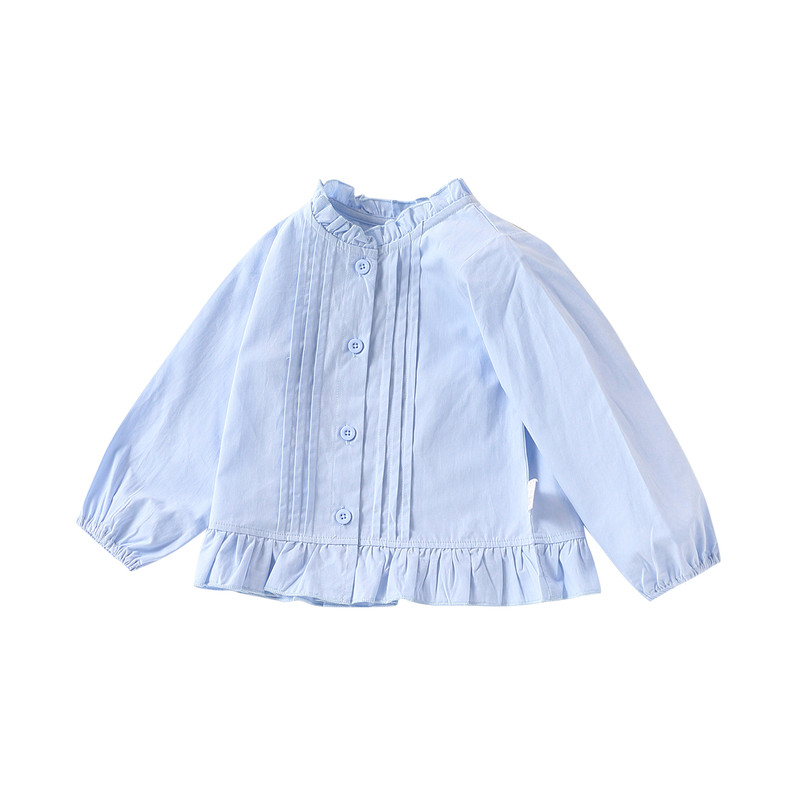 童装女童长袖衬衫2026小儿童春秋季衣服甜美百搭纯棉上衣宝宝衬衣