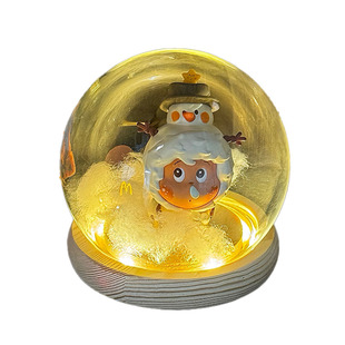 星星人展示盒小野DIMOO盲盒手办摆件桌面透明发光玻璃保护收纳盒