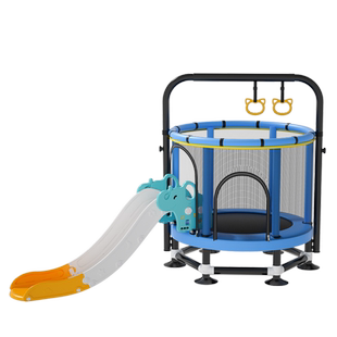奢云蹦蹦床带滑梯室内小孩宝宝跳跳床家庭游乐园带护网弹跳床包邮