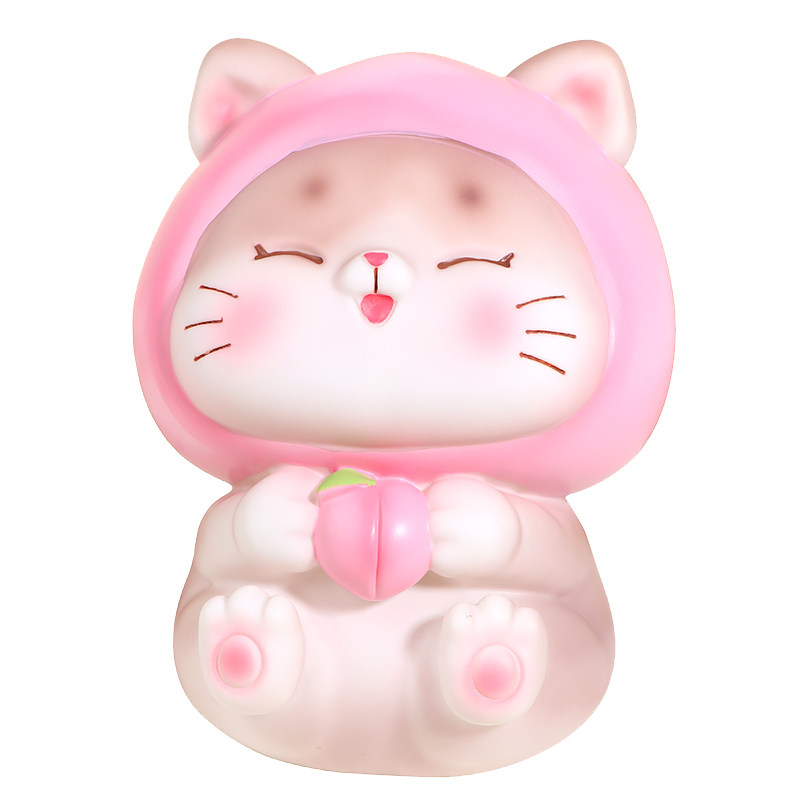 水果猫咪存钱罐大容量防摔
