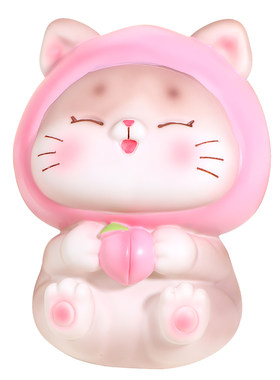 水果猫咪存钱罐大容量防摔