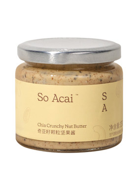 SoAcai奇亚籽颗粒坚果酱有口感