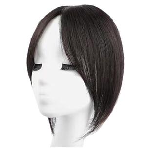 许昌假发片瑞士网小T补发片 真人发丝高颅顶轻薄透气自然3D刘海片