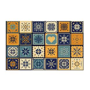 新款可擦免洗皮革地垫厨房防水防油防滑脚垫入户门玄关地毯可裁剪