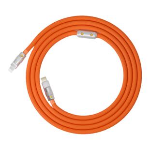 GeekCable极鲨手工制作适用于苹果iPhone8-14手机27W充电数据线硅胶柔软PD快充充电