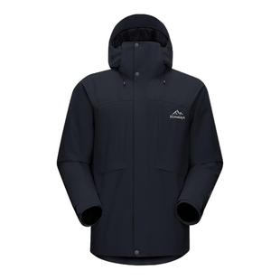 喜马拉雅林芝800蓬羽绒服拒水鹅绒服硬壳外套户外黑色登山服外套