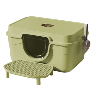 猫砂盆超大号防外溅全封闭式防臭家用猫厕所防带砂特大号专用屎盆