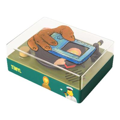 3寸mini黑胶唱片机北海怪兽联名