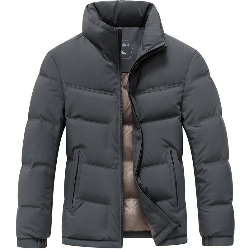 雪中飞短款立领羽绒服男冬季外套