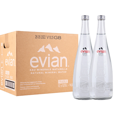 进口法国evian依云矿泉水330ml