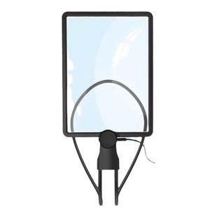 德国挂脖式放大镜高清正品老人用阅读高倍带led灯手持折叠手机屏幕充电光学老年人桌面看书扩镜超大号多功能