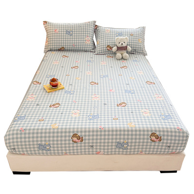 100%新疆棉床笠全棉床罩保护套