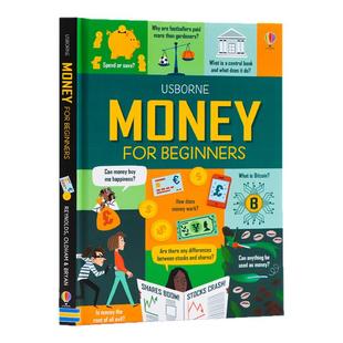 Usborne出品 Money for Beginners 少年商学院：读懂金融 英文原版 儿童绘本知识百科科学科普读物彩色插图精装尤斯伯恩