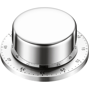 吉度厨房定时器磁吸烹饪提醒器学生计时器自律神器定时机械钟闹钟