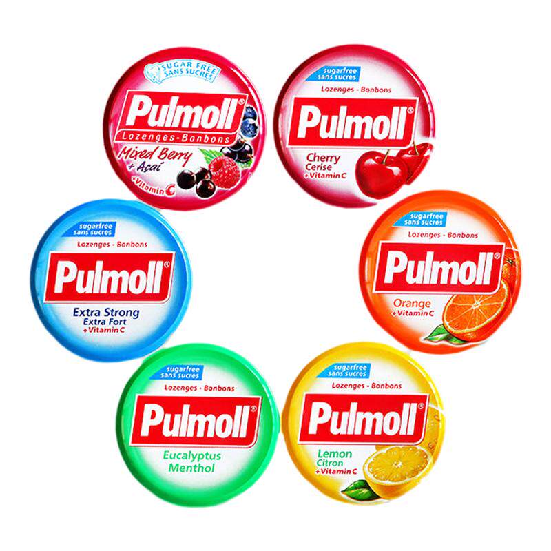 德国进口飚摩Pulmoll无糖薄荷糖口气清新硬糖果食品小零食维C喉糖