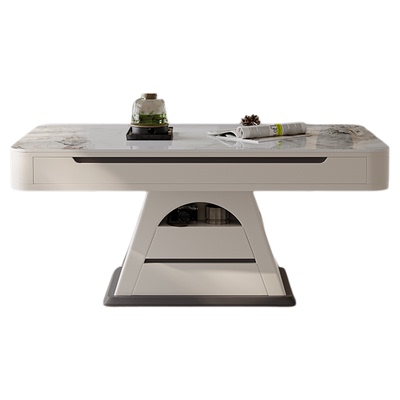 智能升降茶几餐桌现代多功能