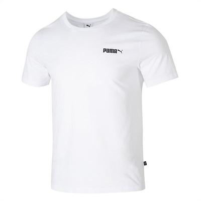 PUMA彪马短袖男2025冬季新款运动男士白色T恤纯棉半袖宽松体恤潮
