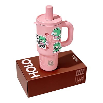 holo水杯限定高颜值配色便携实用