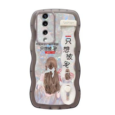 支架硅胶贝壳苹果华为简约手机壳