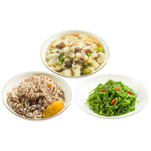 盖世商用凉菜多款选择 裙带菜花生蚬子章鱼木耳杏鲍菇等3-10kg