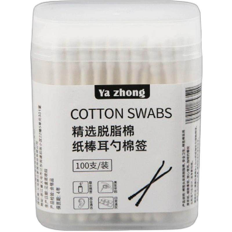 棉签掏耳朵挖耳化妆不掉毛棉花棒