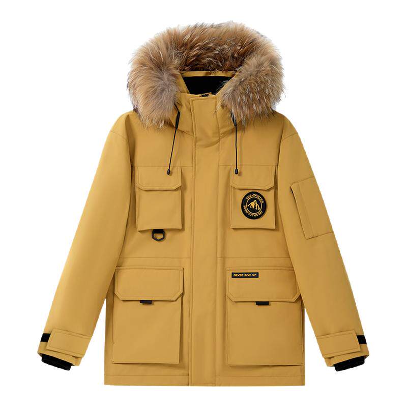 雪中飞派克羽绒服新款工装外套
