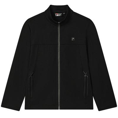 FILA 斐乐官方男针织长袖外套2025秋新款时尚休闲商务行政上衣