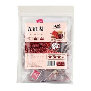 五红汤茶包红枣枸杞红豆红糖免煮原材料红皮花生双补 爷爷家的蜜