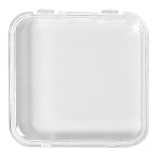 吧唧收纳盒透明亚克力密封75mm徽章单个保护壳套58防潮桌面展示架