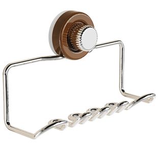 吸盘牙刷置物架壁挂式免打孔一家四口镜柜磁吸漱口杯电动牙刷架子