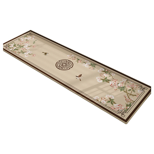 新中式阳台专用地垫客厅长条形防滑脚垫户外庭院入户门垫耐脏垫子