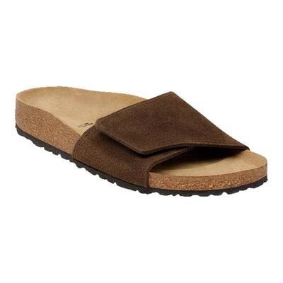 BIRKENSTOCK勃肯涂油皮单带拖鞋