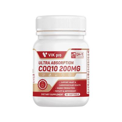德国vikpro辅酶q10软胶囊200mg保护心脏备孕保健品官方旗舰店q10