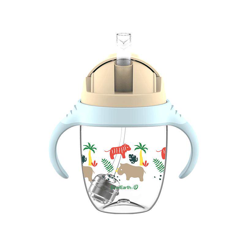 宝宝吸管学饮杯水杯重力球