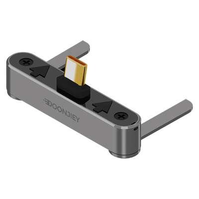 USB4全功能Typec折叠弯支架USBC公对母转换器8K投屏 PD240W快充40G手机充电数据线转接头通用桌面横屏支撑架